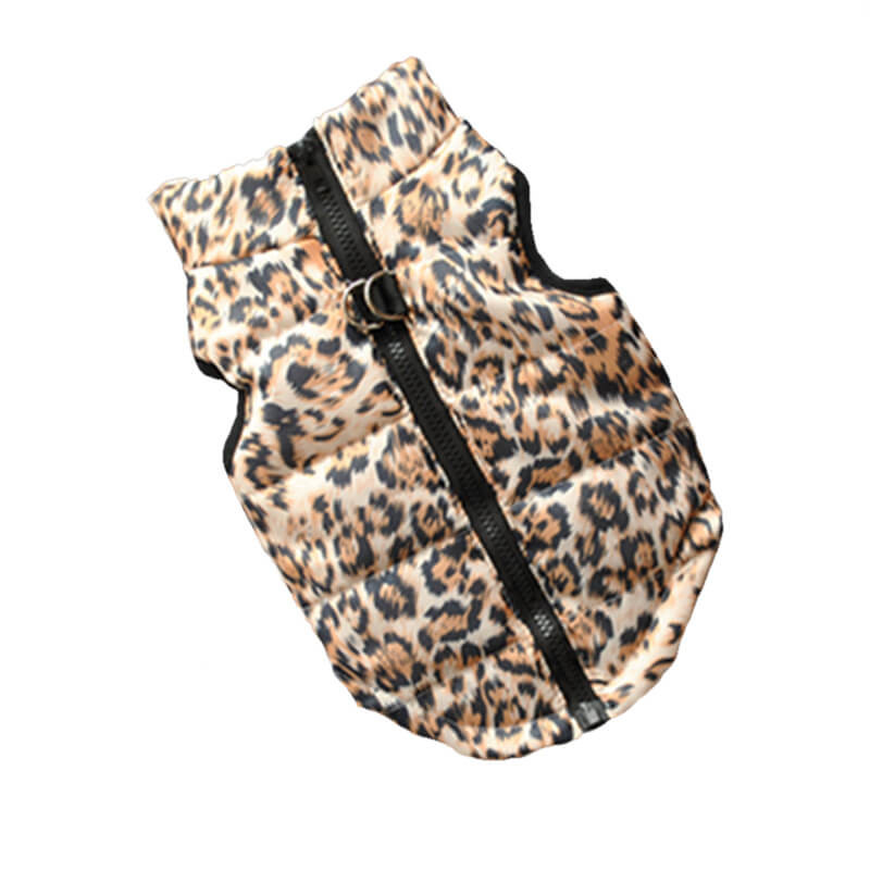 Windproof Pet Clothes Warm Dog Winter Clothes Striped Pattern
