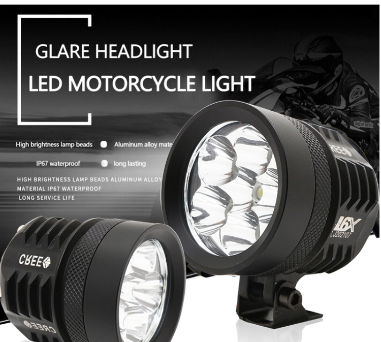 motorcycle headlight led L4X L6X 40W lamp electric vehicle 4-bead headlamp lighting car spotlights