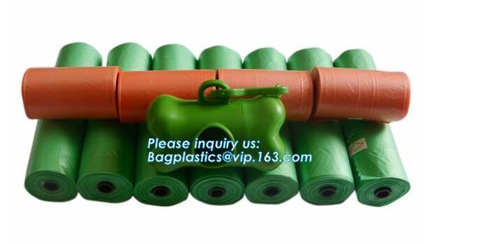 10 Rolls/150Pcs Plastic Pet Dog Waste Bags 33 * 22cm Durable Trash Cleaning Bag, cornstarch based compostable pet waste
