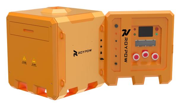 C&I Mobile Energy Storage System 15kW 30kWh LiFePo4 Battery Connected To Diesel