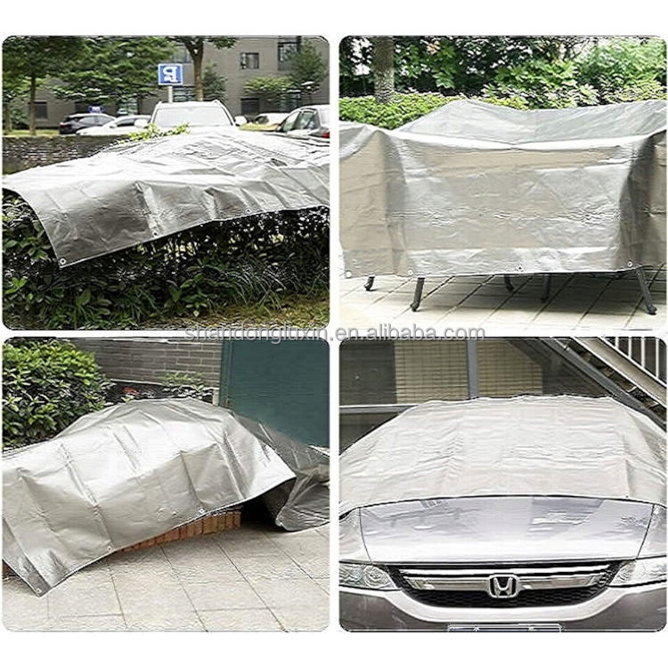 PE Tarpaulin Heavy Duty Waterproof Tarpaulin with 6*6-16*16 Density