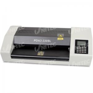 Buy cheap 1.5m / min Office Metal Pouch Lamination Machine 330mm Laminating Width PDA3-330SL product