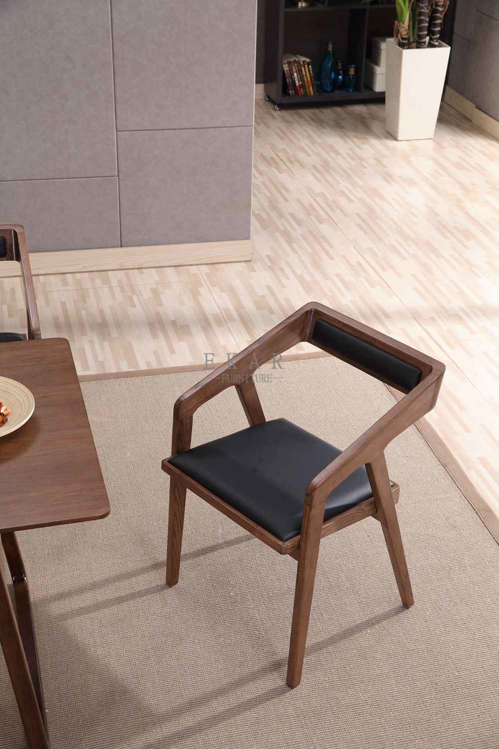 Modern European Style Wooden Dining Chair