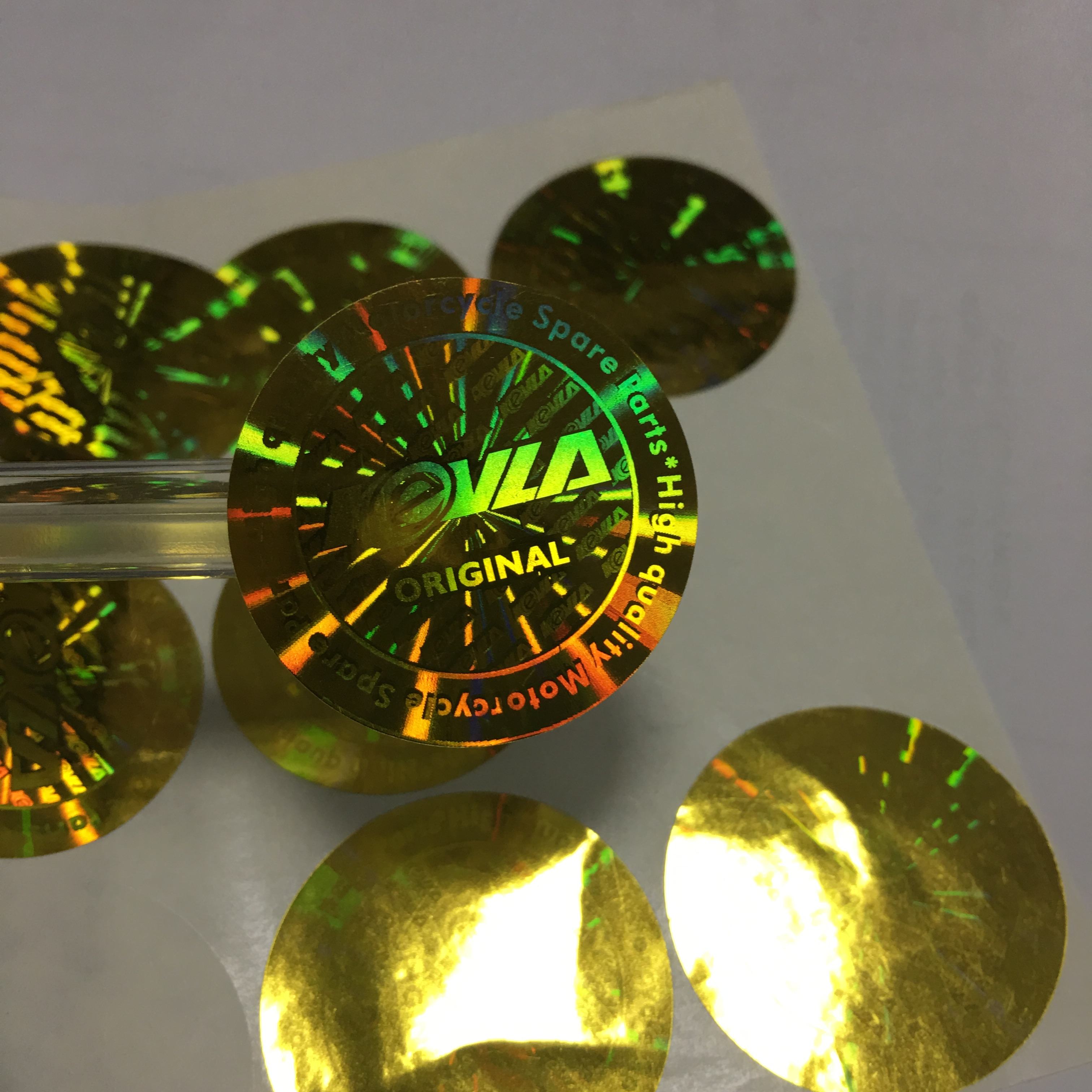 Custom Security Holographic Label Stickers Adhesive And Void For Seal Void Sticker
