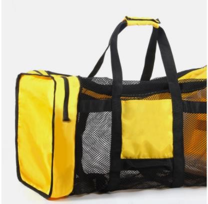 Nylon Polyester Fiber Scuba Diving Accessories Mesh Bag 80L Black Color