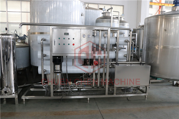 Automated Mineral Water Purification Machine Aseptic Distilled Water Treatment