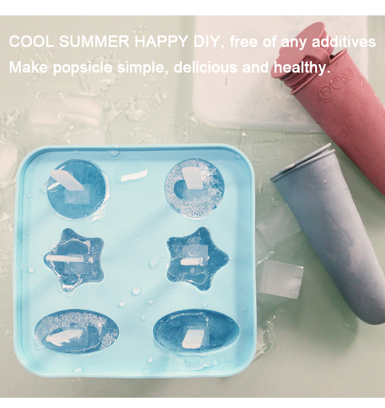 Ice Lolly Personalised Silicone Molds Sustainable With Panton Color