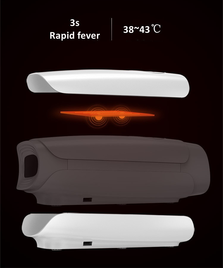 Vibrating Electric Cordless Hand Massager Air Pressure Hot Compress 5V 2A