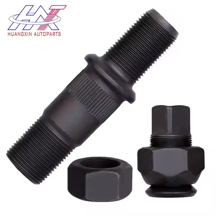 M22x1.5 Bell Housing Bolt Truck Hub Bolt 22mm Head Phosphate Black