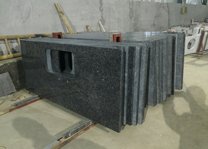 Blue Pearl Granite Island Top Granite Stone Countertops Anti - Scratch 37" X 96" Size