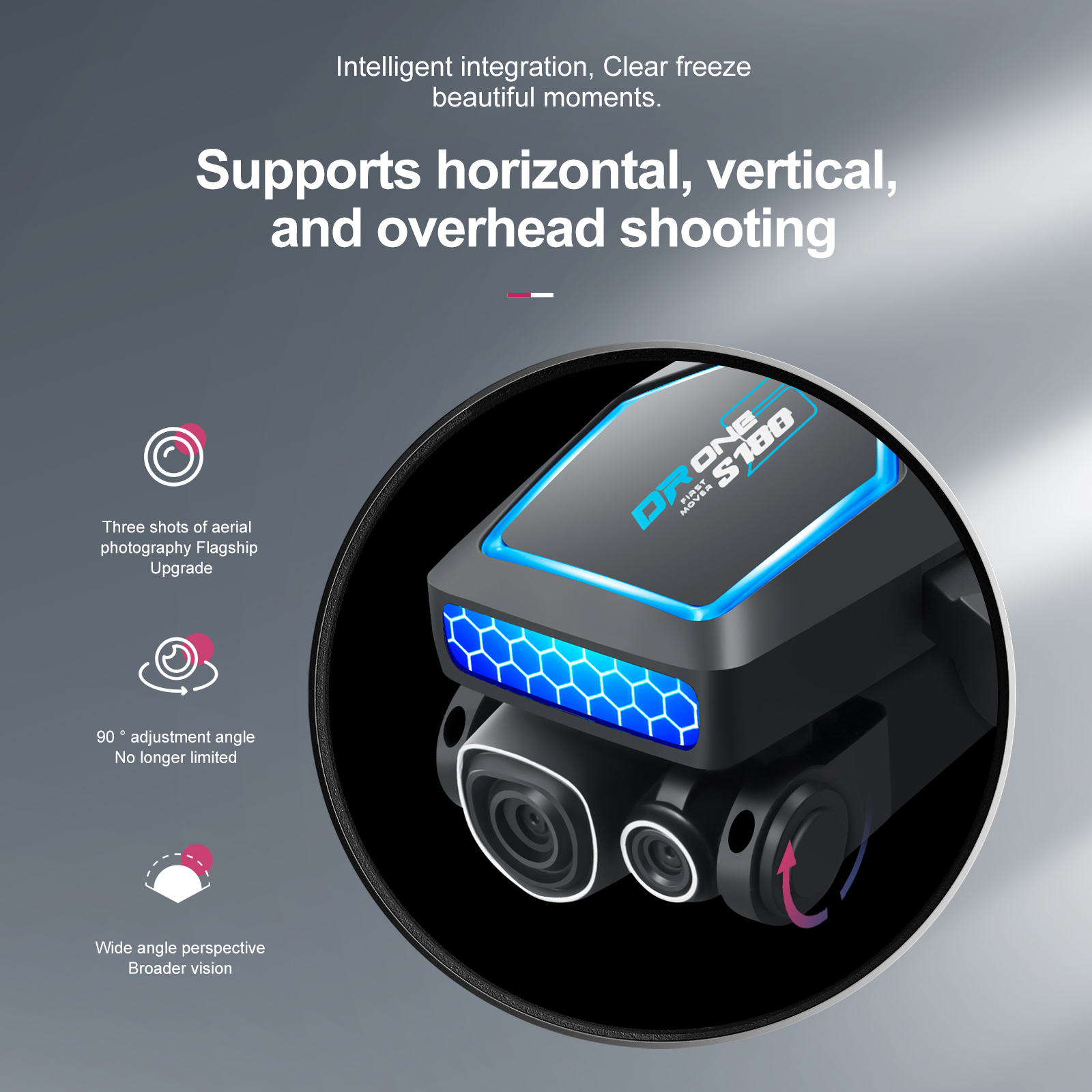 Foldable 4k Camera Drone Capture Stunning Aerial Views with Our Perfect Aerial Photography Equipment Control Distance 100M