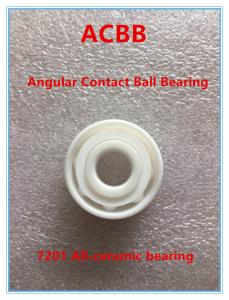 Buy cheap 7201 High Temp Ceramic Bearings Corrosion Resistance product