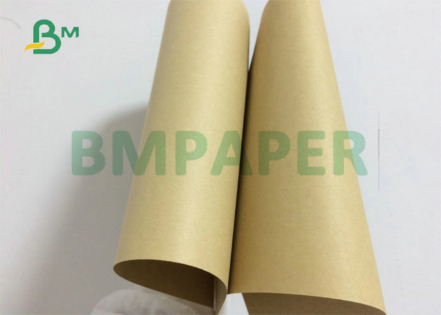 70grams 80grams Brown Kraft Paper Rolls 70cm 100cm Width For Flower Packaging