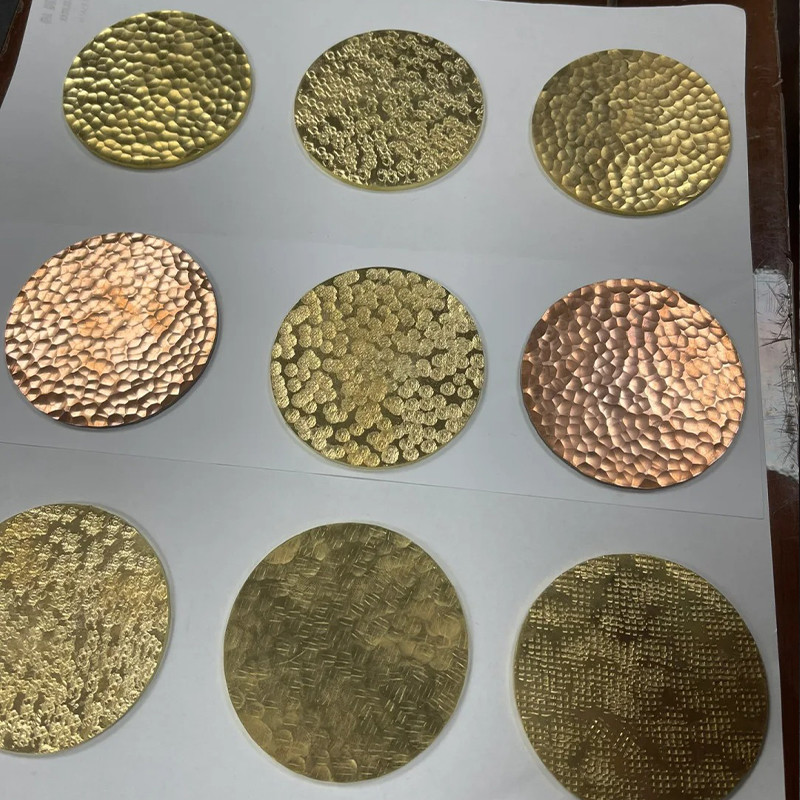 304 Hammered Stainless Steel Sheet Textured Decorative Plate