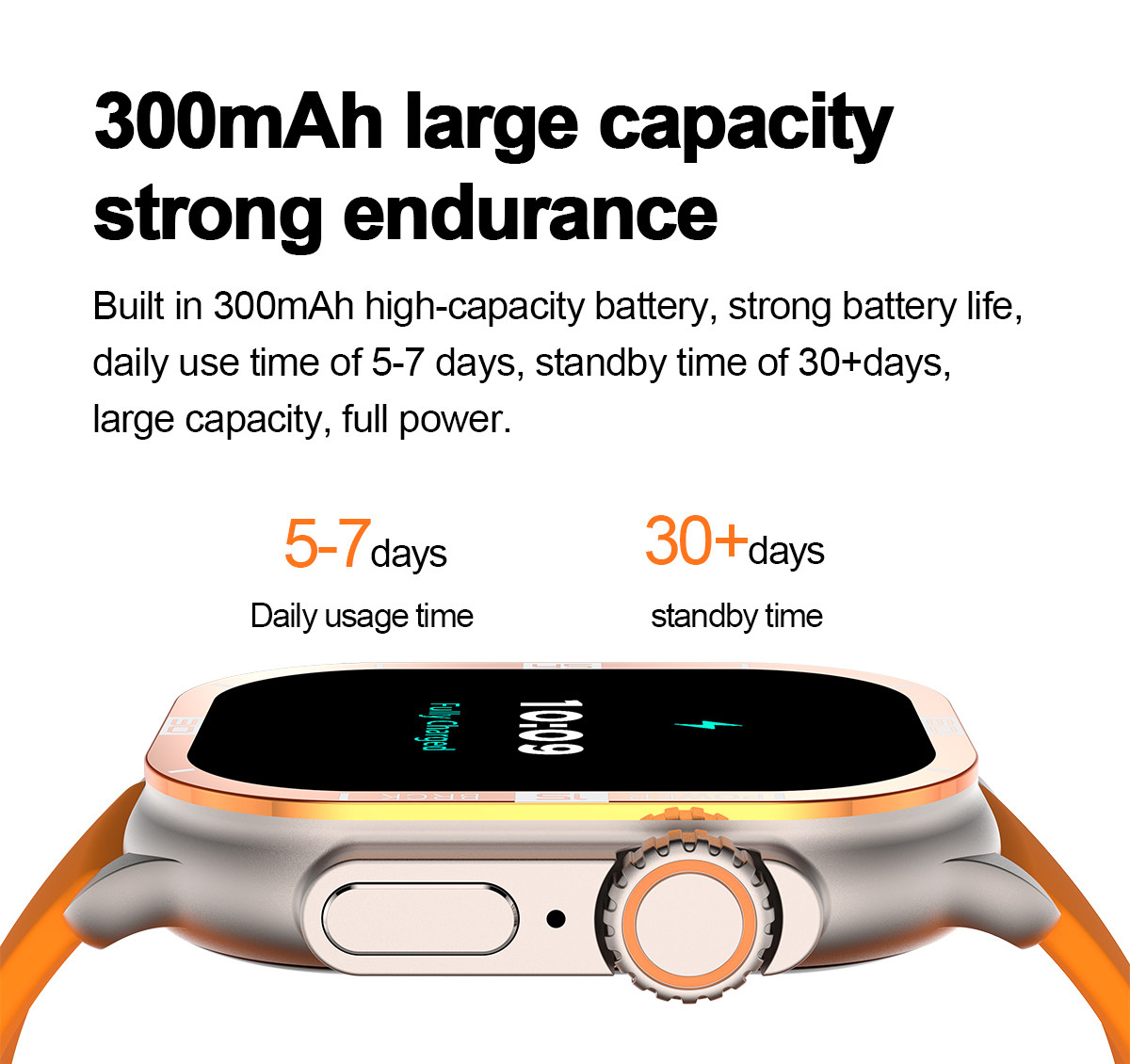 Hk96 Smart Watch High Performance Program Dock Bluetooth Calls Call Reminders Sms App Infomation
