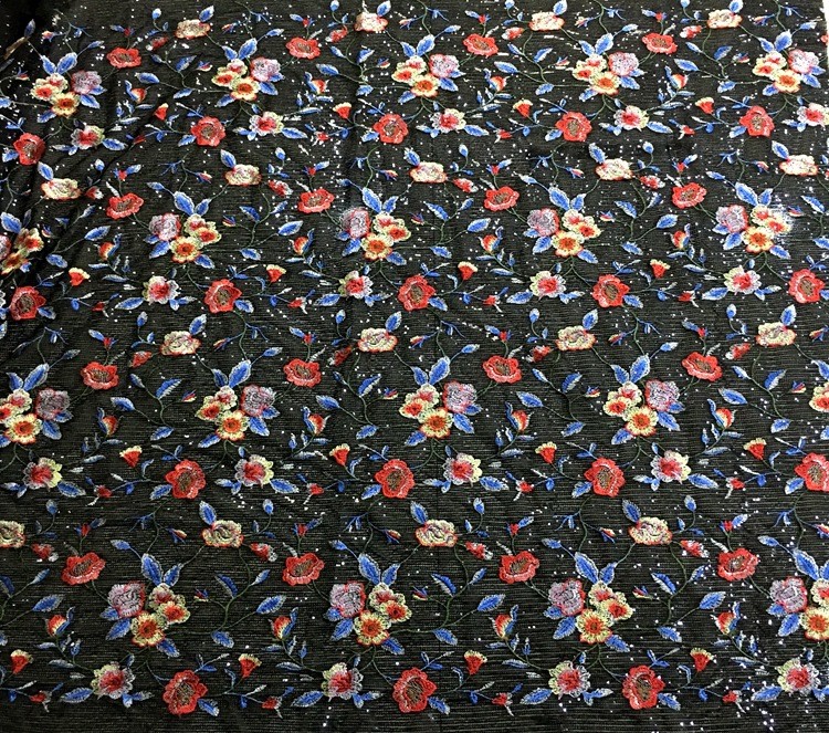 3mm Sequin Fabric in Different Color DIY Decoration Fashion Garment Fabric