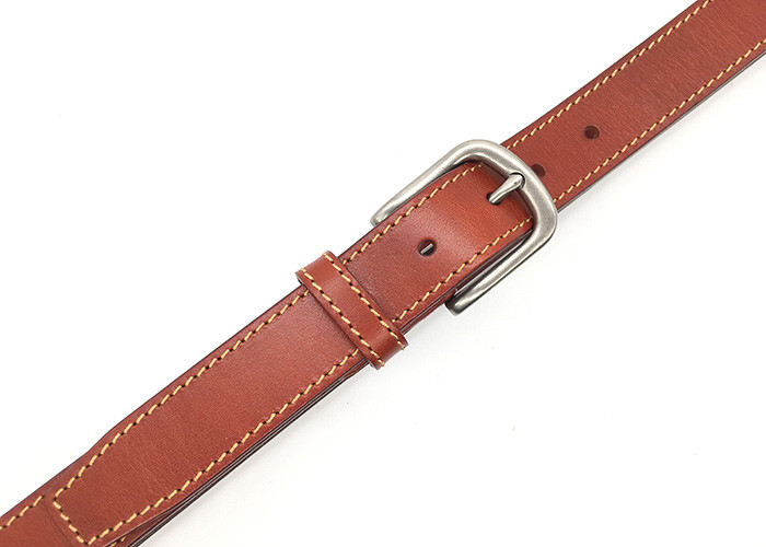 Anti - Silver Pin Buckle Casual Jeans Leather Belt For Men / Kids / Girl