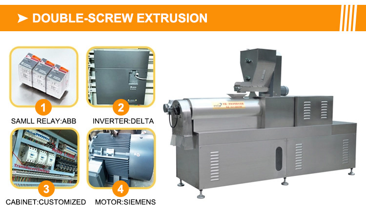 Multifunctional Textured Soya Chunks Protein Bar Making Equipment for Food Processing