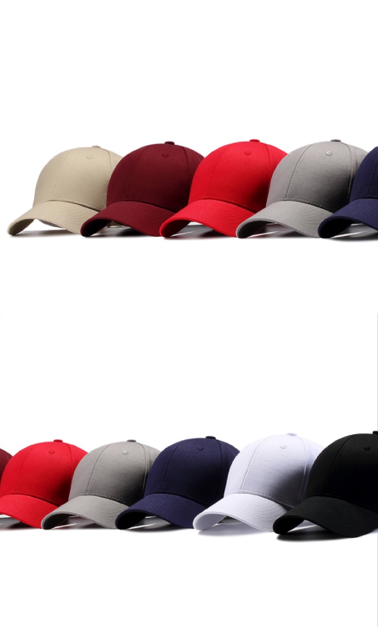 3D Digital Custom Embroidered Baseball Caps Adjustable Size With Curved Shaped