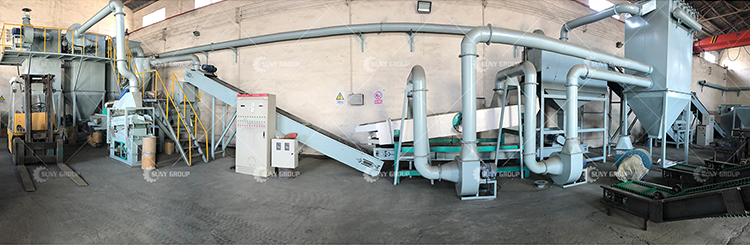 200-3000KG/H Battery Recycling Machine Separate Equipment for Recycling Lithium Batteries