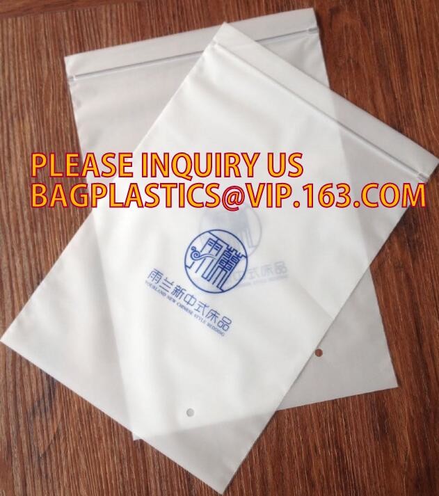 High Quality Two Track Transparent Vacuum Plastic PE Zipper for package bag, separable plastic open end double track zip