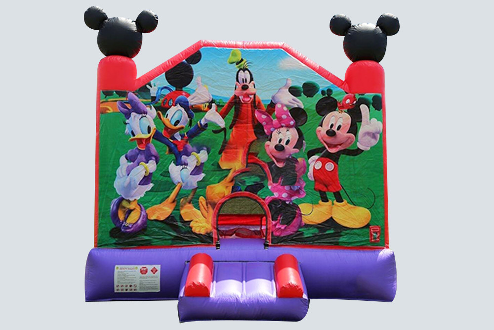 Inflatable Bouncer Castle House Party Jumping Bouncer Trampoline Theme Commercial For Kids
