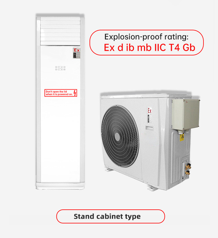 Explosion-proof Series Wall-mounted Air Conditioners 1120w Heating Power