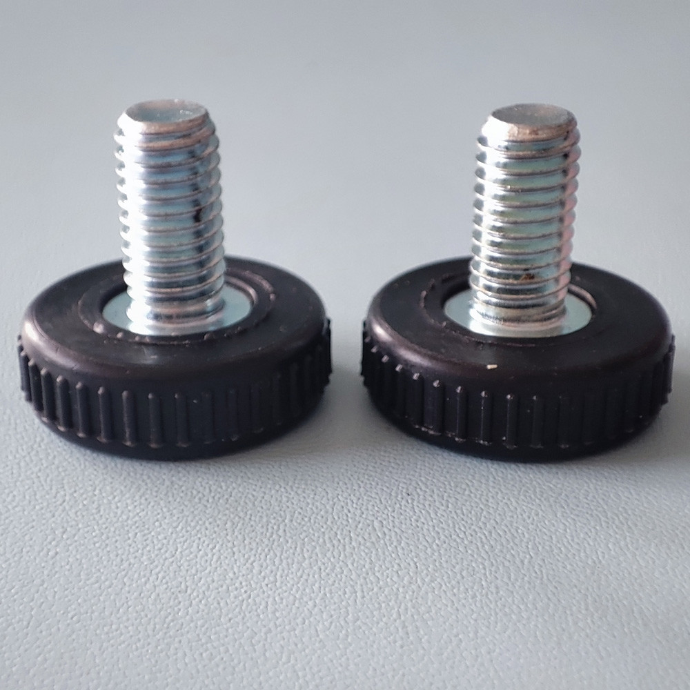Flat Head Knurled Thumb Screws M8X16mm Hand Spin Hand Tighten Screw