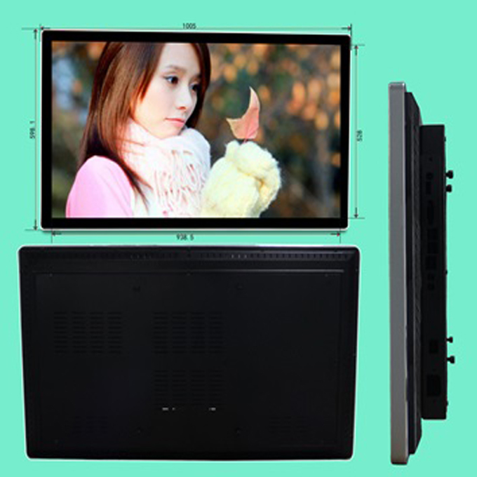 wall UHD 4K 75" Inch TFT LCD LED display for digital AD signage player