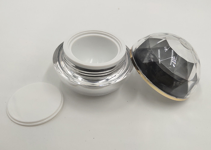 Acrylic Plastic Cream Jar Round / Square Shape