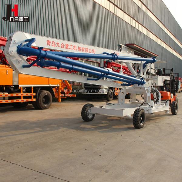 Trailer Mounted Concrete Pump Output 30-100m3/H With Diesel And Electric