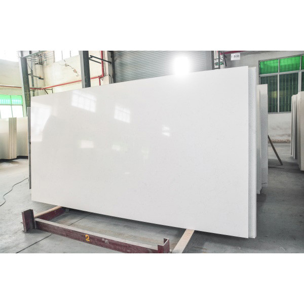Polished White Calacata Quartz Stone For Vanity tops,wall tile 3000*1400mm