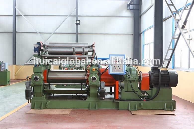 4400x1850x1760mm Open Mixing Mill Rubber Two Roll Machine with High Safety Level