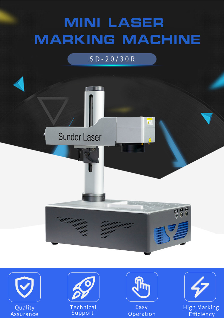 50W Laser Cut And Engraving Gold And Silver Jewelry Fiber Laser Machine Marking