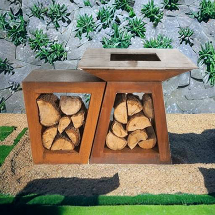 wood burning bbq grill