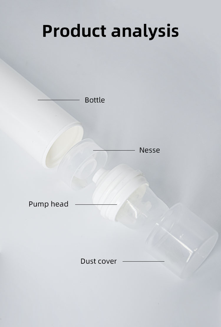 15ml/30ml/50ml Customized Color PP Airless Bottle skin care packaging UKA52