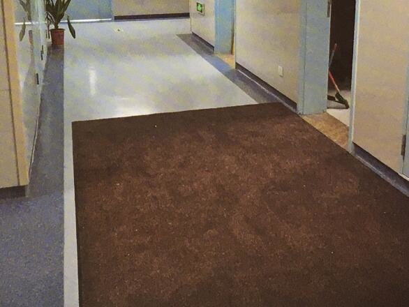 Hotel Entrance Front Door Mat Indoor Grease proof synthetic rubber Backing