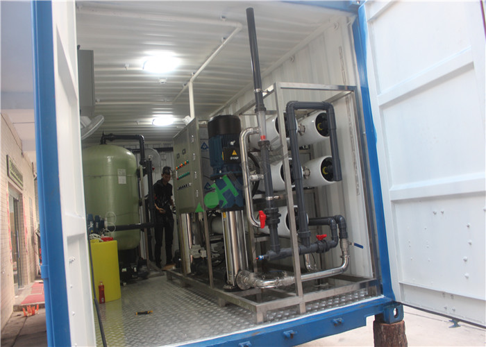 Pretreatment Containerized Water Treatment Plant Hydranautics / GE Membrane Type