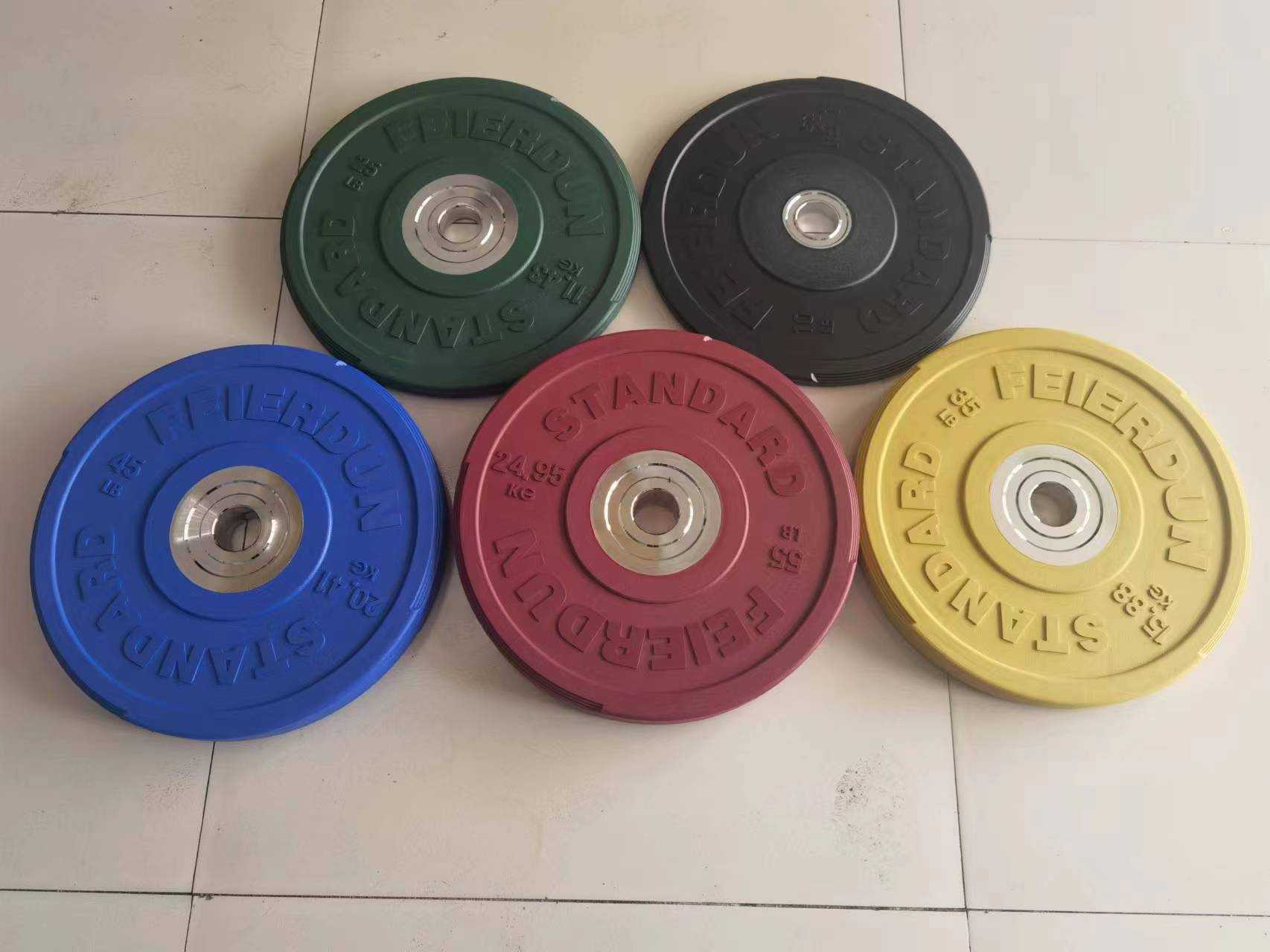 Wholesale Gym Fitness Equipment Colorful High Quality Weight Plates