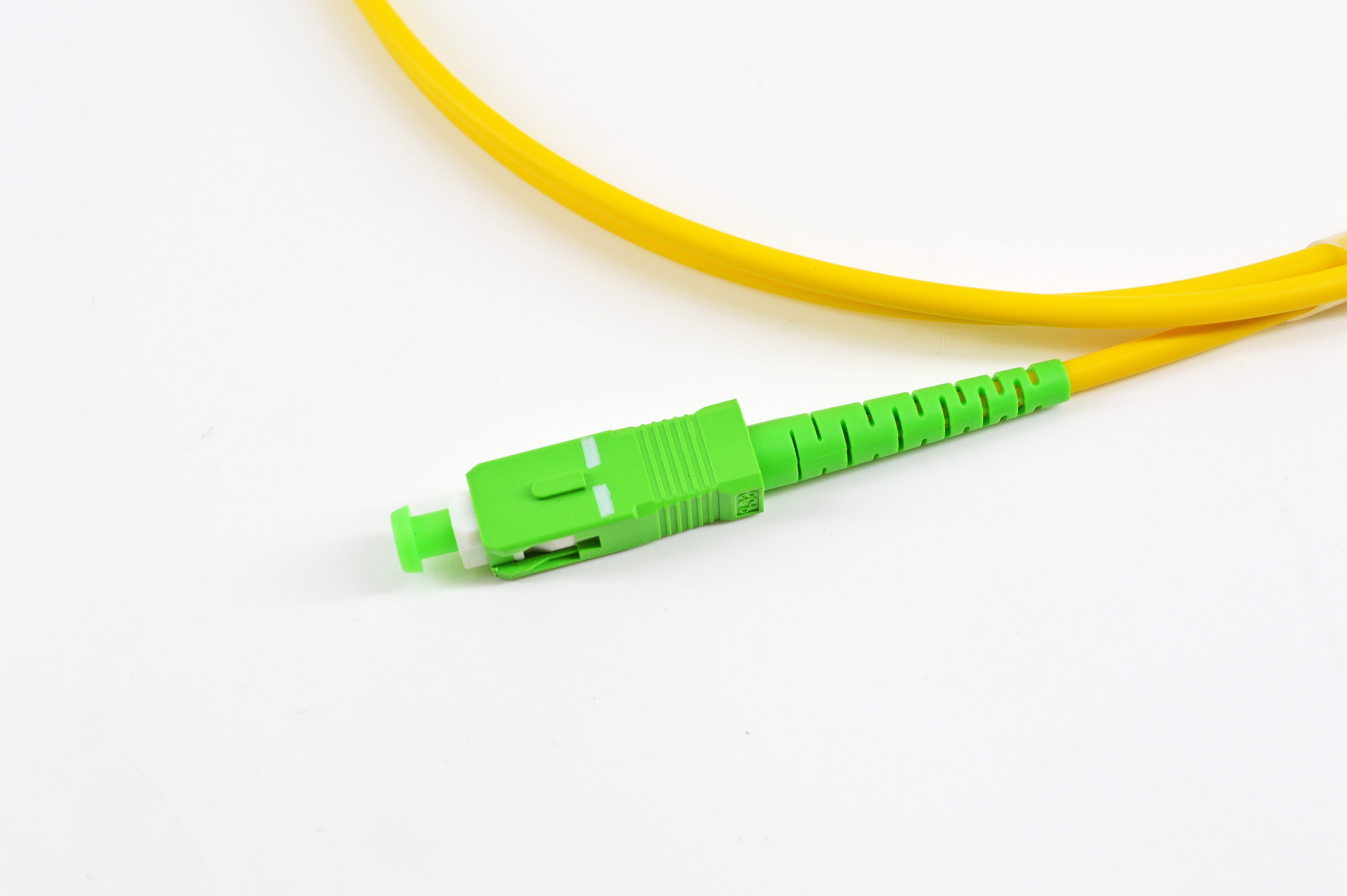 Customized Length SC SC Fiber Patch Cord Simplex / Duplex Single Mode Low Insertion Loss