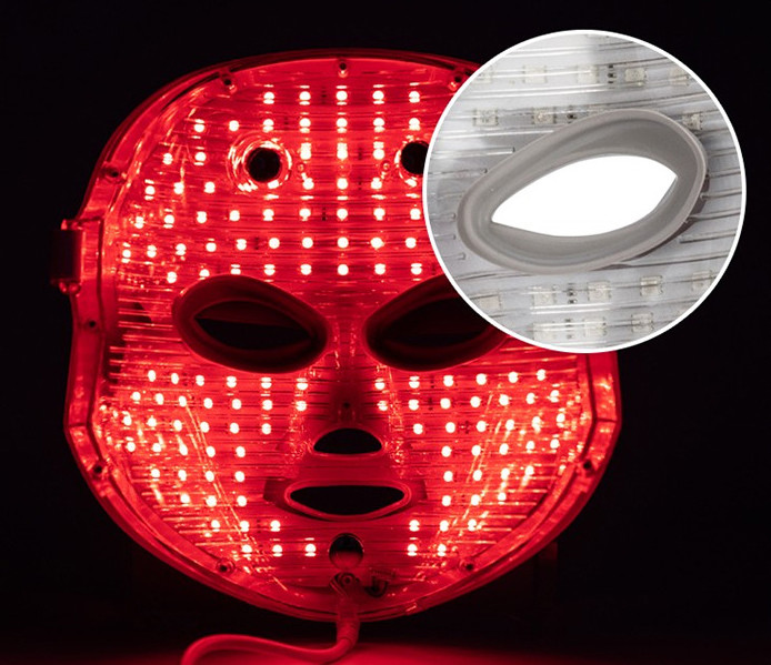 Anti Aging 7 Color LED Photon Face Mask ABS Graphene Material