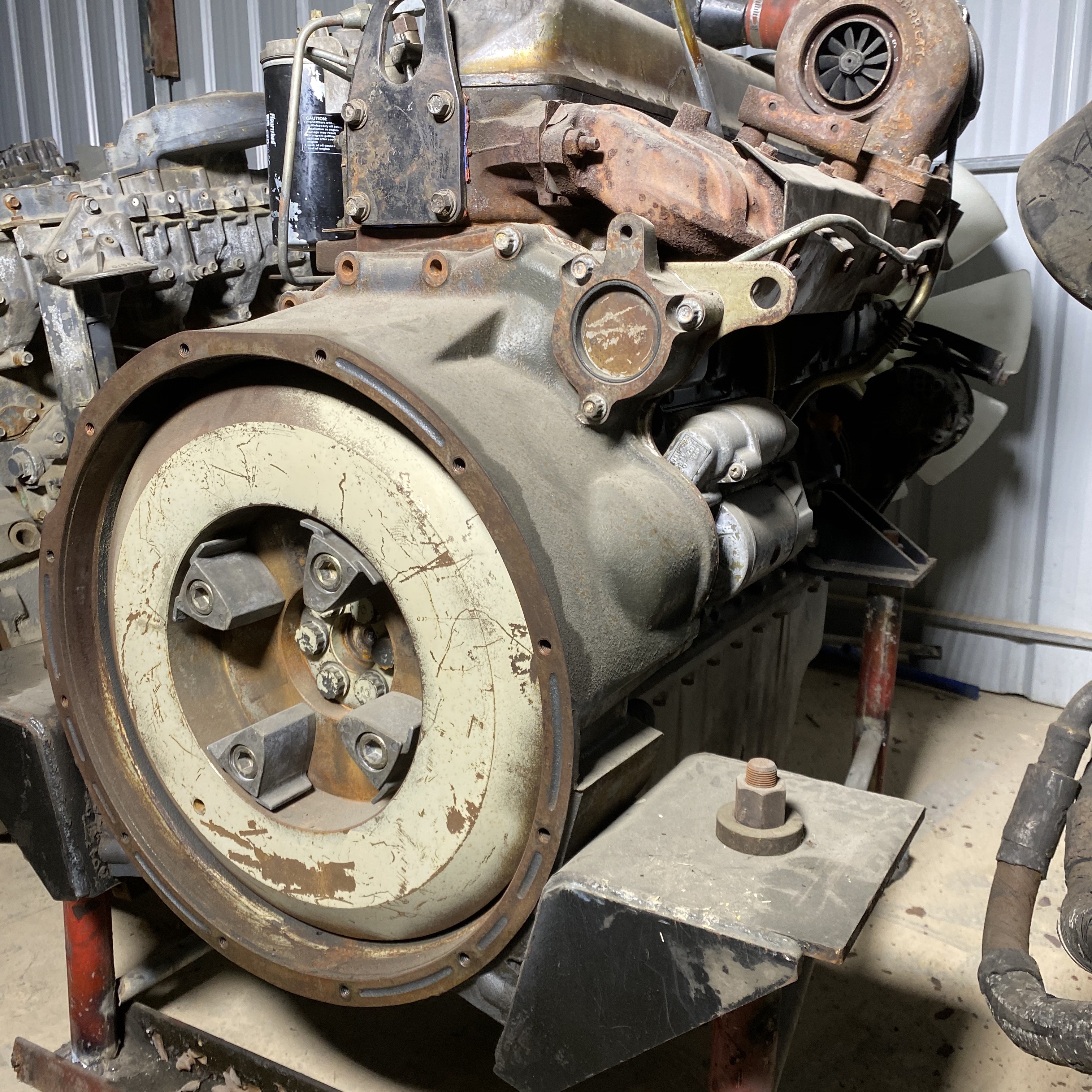 Used 6D16TL-2 Mitsubishi Engine Assembly 240KG Diesel Powered