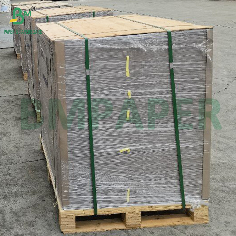 Stiffness Clay Coated Boxboard 1mm 1.2mm Single Sided White Cardboard