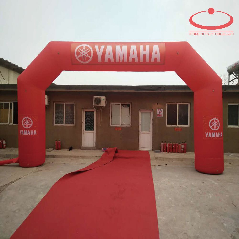 Colorful Advertising Entrance Inflatable Finish Arch For Event