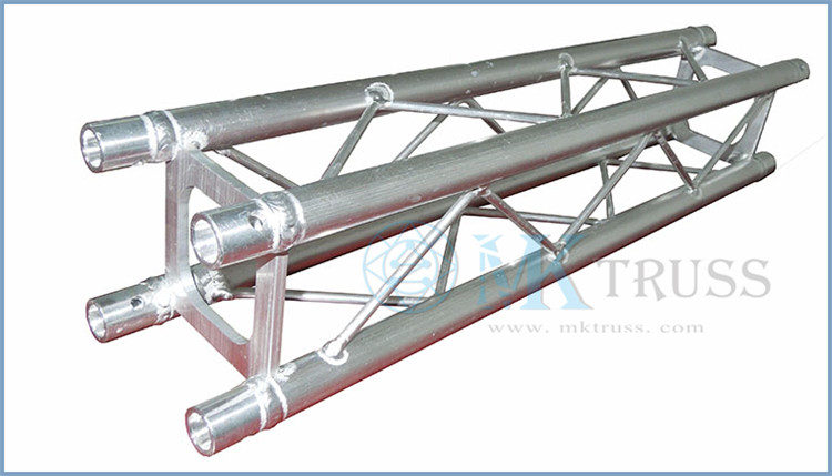 20*2mm Main Tube Square MK 100 mm Small Stage Lighting Truss for Live Performances