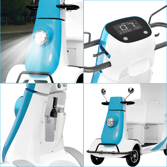10km/h Smart Golf Carts Tour Vehicles 50KM Range OEM Solutions