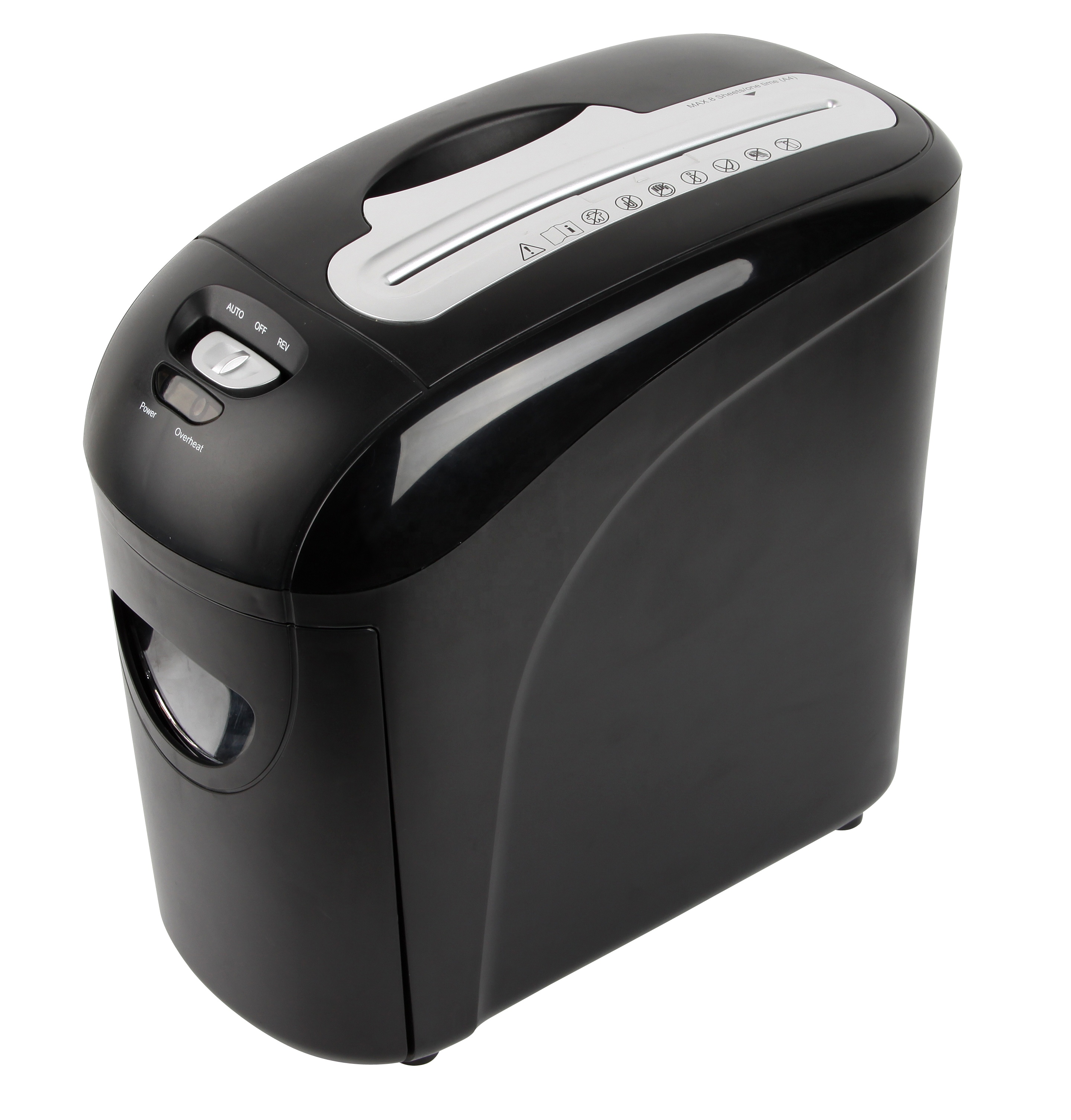 15L Basket Cross-Cut Shredder for Home Office Confidential Documents