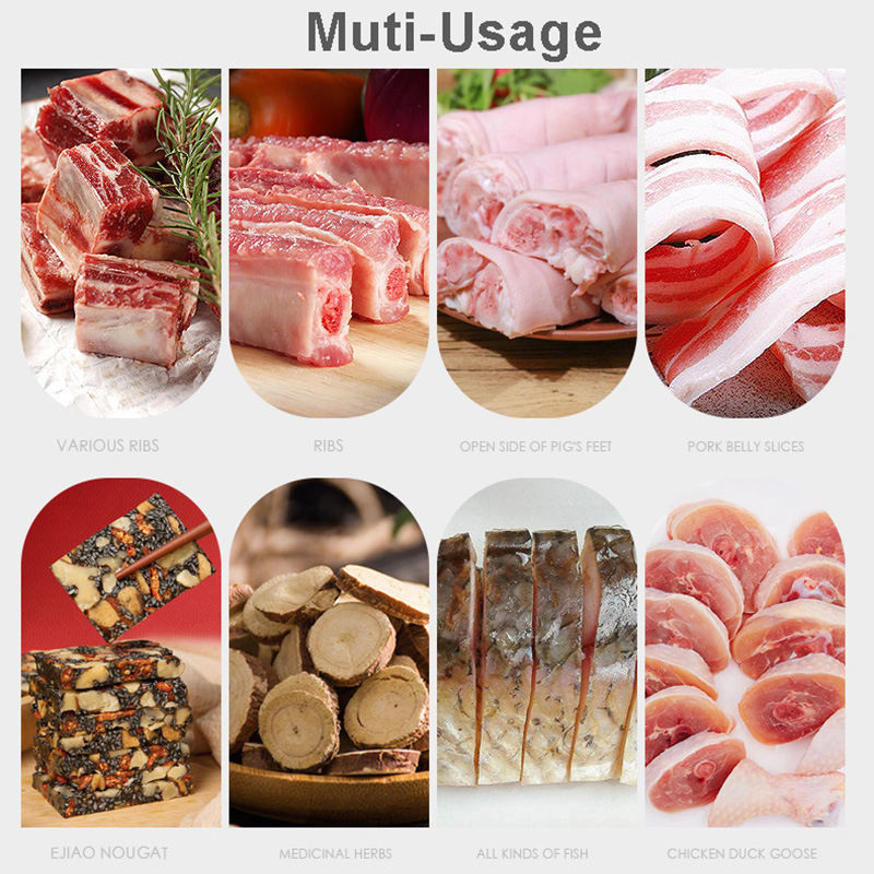Stainless Steel Frozen Meat Knife Chopping Ribs Frozen Meat Cutter manual meat bone cutting machine