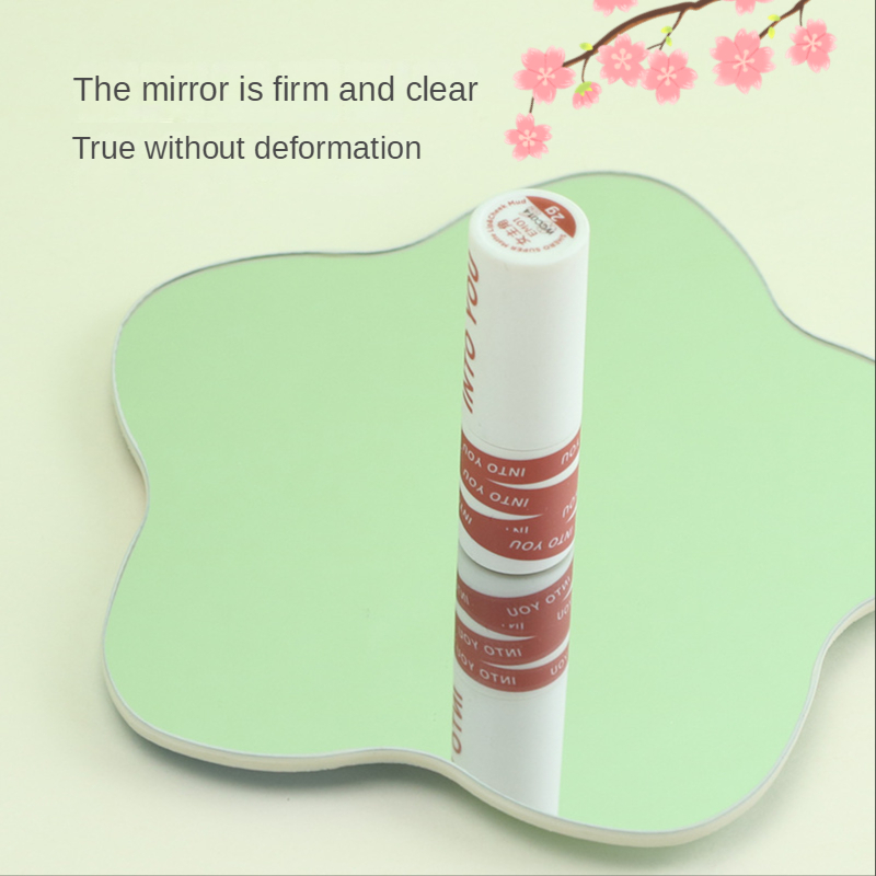 Mini Round Cosmetic Mirror for Everyday Adjustable Circle Dressing Pocket Makeup Mirror