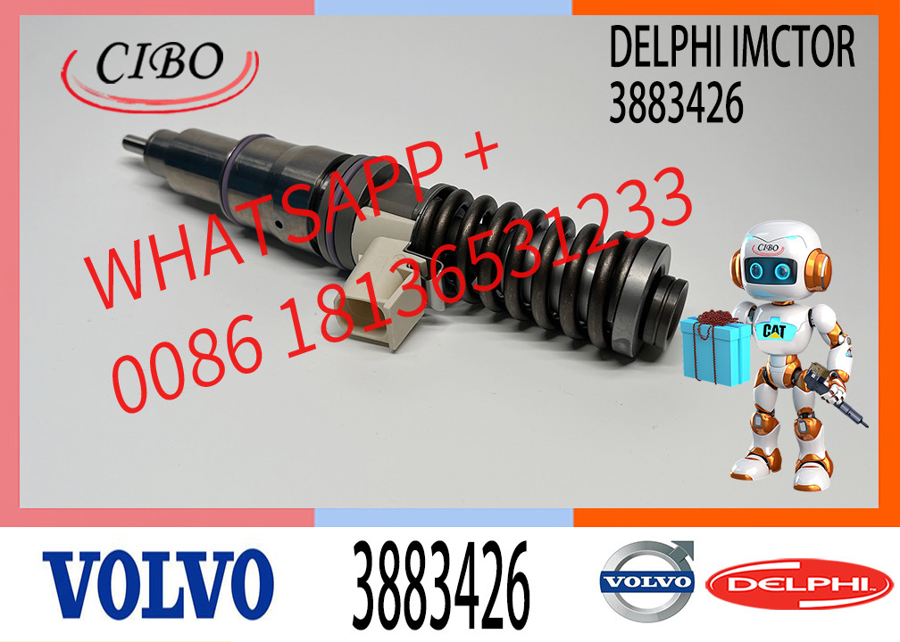 Reman Fuel Injector BEBE5D00001 BEBE5H00001 3883426 3801144 For VOL-VO Penta TWD1672GE TWD1652GE TWD1653GE TWD1663GE Engine
